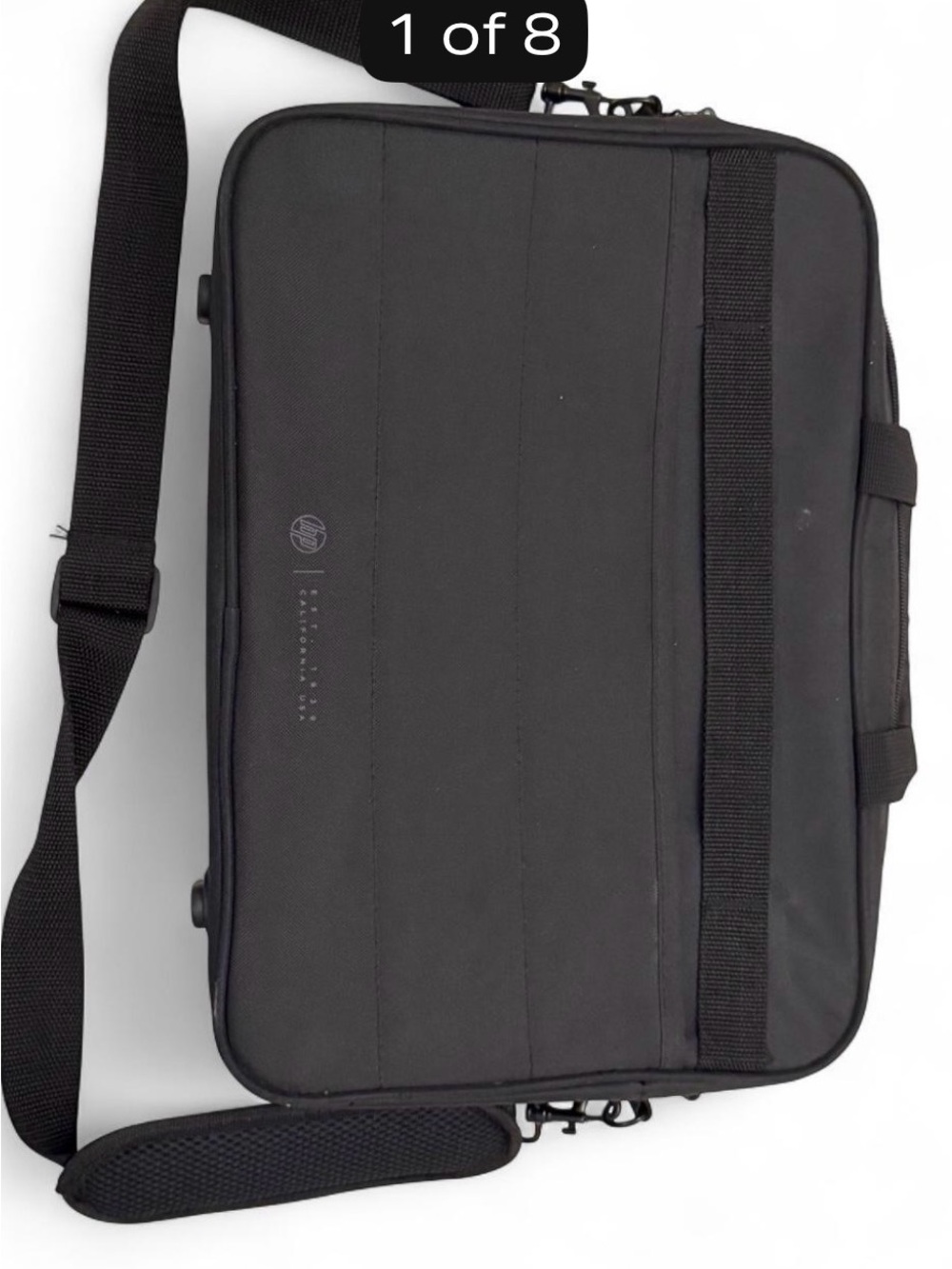 HP Black Men's Laptop Shoulder Bag - Slim Business Case